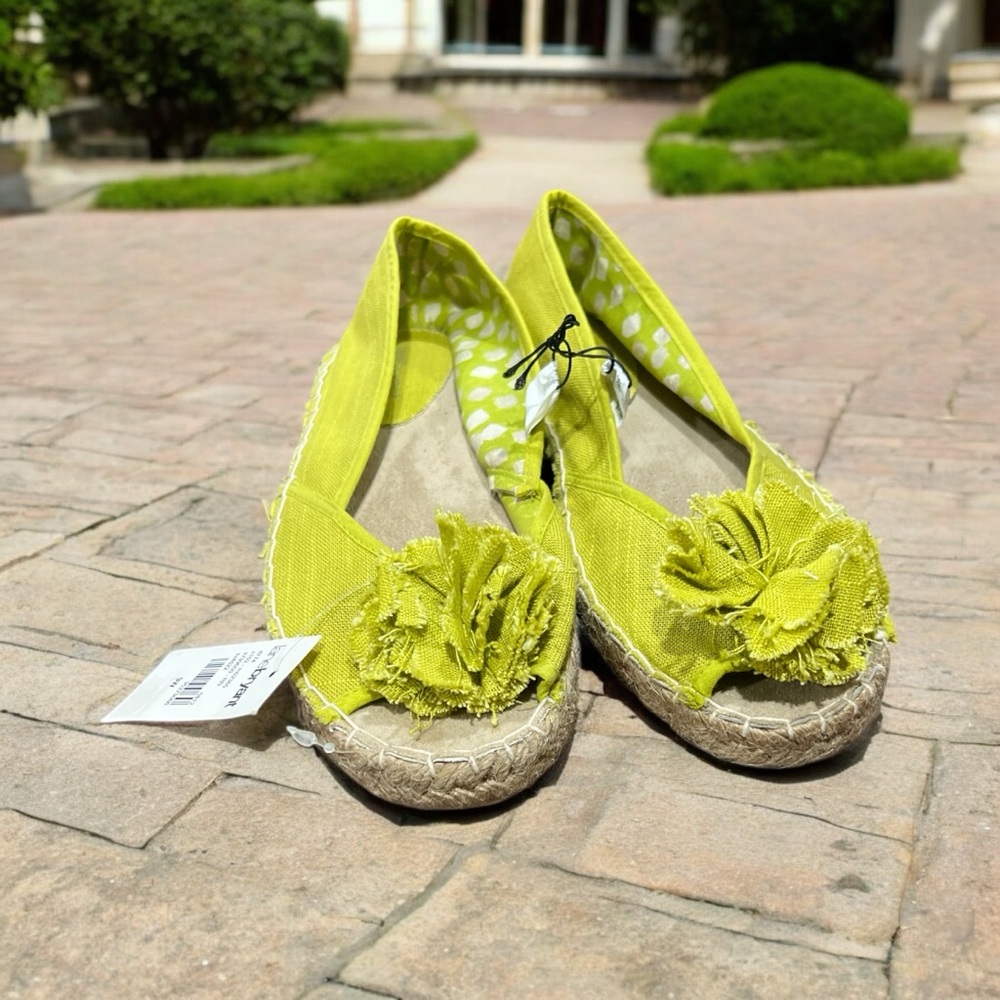 Lane Bryant Women's Bright Yellow Espadrilles